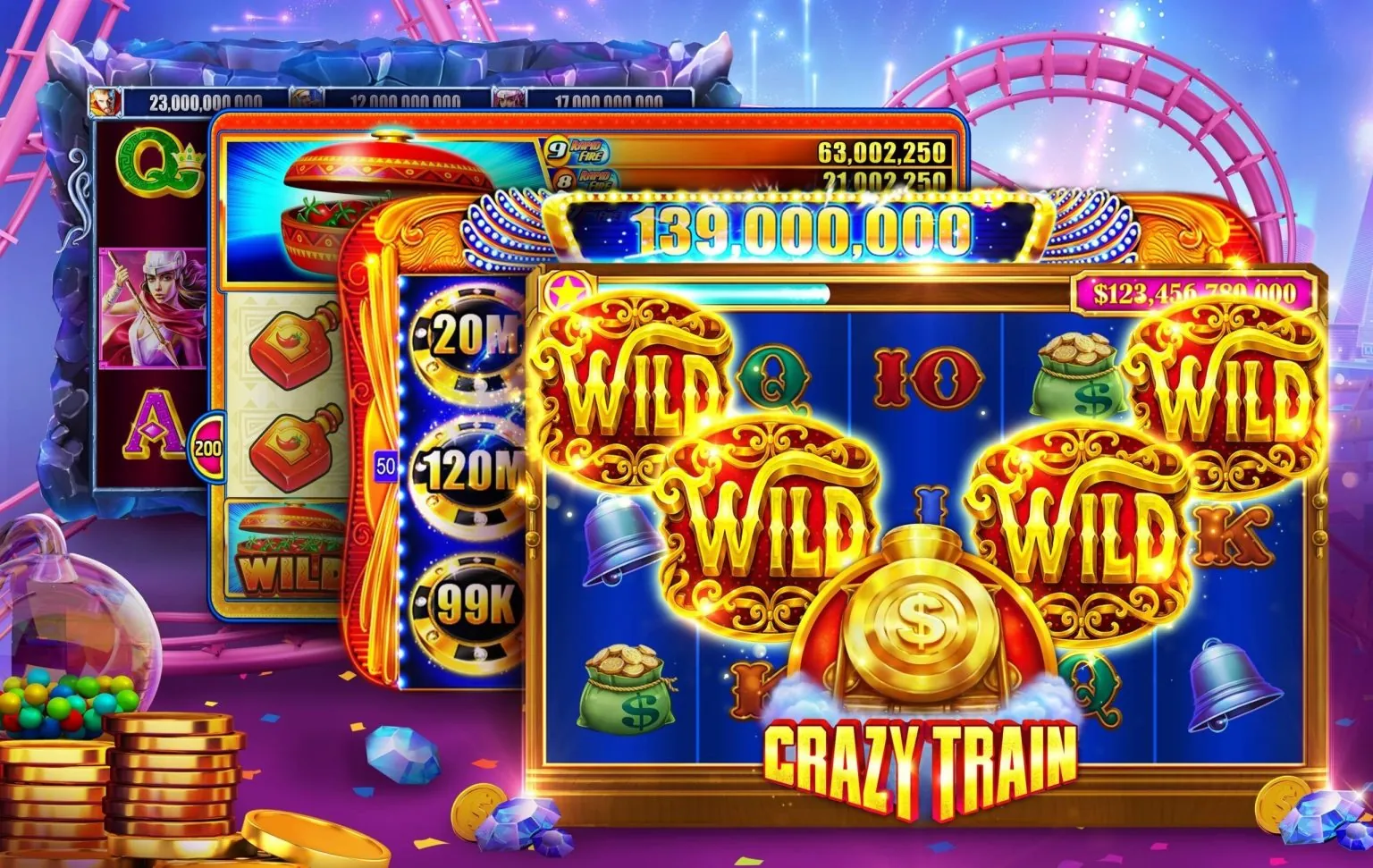 Máy đánh bạc nổ hũ MCW77 với jackpot lớn
